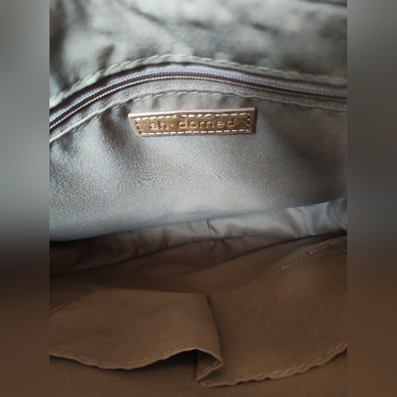 NWOT Ah Dorned Vegan Leather Brown Women's Bag - Picture 6 of 7